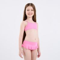 Calcinha Biquíni Infantil De Surf Tribord Rosa, rosa, 4 ANOS