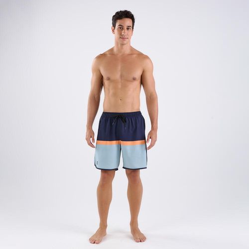 Short Masculino de Surf 150 Tribord Azul, listras, 3G
