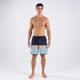 Short Masculino de Surf 150 Tribord Azul, listras, 3G
