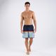 Short Masculino de Surf 150 Tribord Azul, listras, 3G