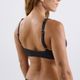 Top Feminino de Surf Fino 100 Tribord Azul, preto, 3G