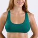 Top Feminino de Surf Fino 100 Tribord Azul, verde, 3G
