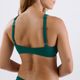 Top Feminino de Surf Fino 100 Tribord Azul, verde, 3G