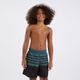 Short Infantil de Surf Camorail Tribord, listras, 10 ANOS