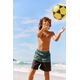 Short Infantil de Surf Camorail Tribord, listras, 10 ANOS