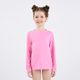 Camiseta Infantil de Surf Proteção UV50+ Tribord, rosa, 4 ANOS