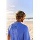 Camiseta Masculina de Surf UV FPU50+ 100 Olaian, azul, 3G