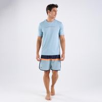 Camiseta Masculina de Surf UV FPU50+ 100 Olaian, colorido, 3G