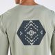 Camiseta Masculina de Surf UV50+ Tribord Verde, verde, 3G