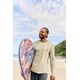 Camiseta Masculina de Surf UV50+ Tribord Verde, verde, 3G