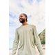 Camiseta Masculina de Surf UV50+ Tribord Verde, verde, 3G