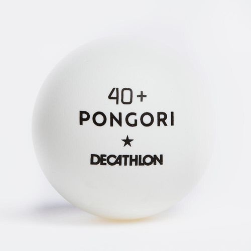 Bola de Ping Pong Pongori TTB 100 (72 unidades), branco, UNICO
