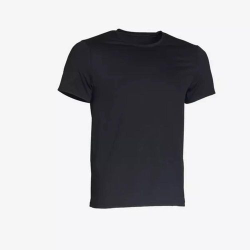 camiseta masculina de academia Tee Vayu Domyos, preta, 3G