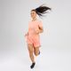 Camiseta Feminina de Corrida Run Dry+ Kalenji, laranja-pêssego-claro, 3G