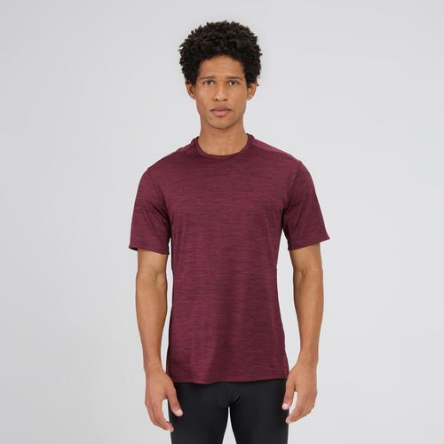 Camiseta Masculina de Corrida Dry 500 Kiprun, vermelho, 3G