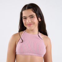 Sut crop teen stripes red pv25, 14 years Vermelho 14 ANOS
