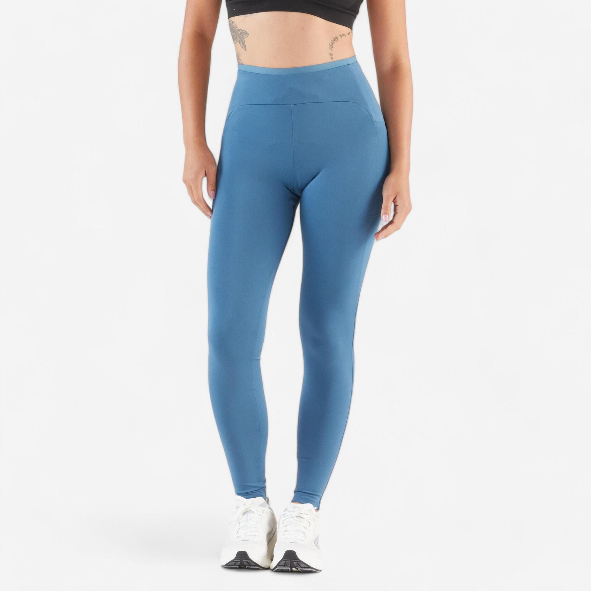 Leggings Feminina de Corrida Run 500 Kiprun Azul