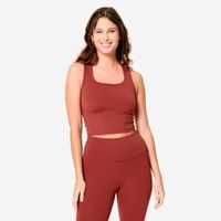 Regata Justa Feminina de Treino Decathlon Marrom, marrom, G