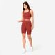 Regata Justa Feminina de Treino Decathlon Marrom, marrom, G