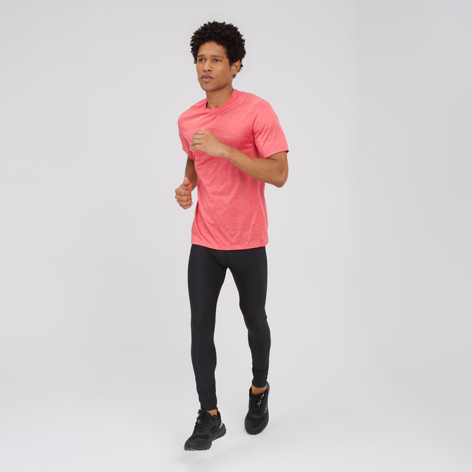 Camiseta Masculina de Corrida Dry 500 Kalenji Vermelho