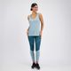 Regata Feminina de Treino Creponada Shape 500 Domyos Off White, 3G