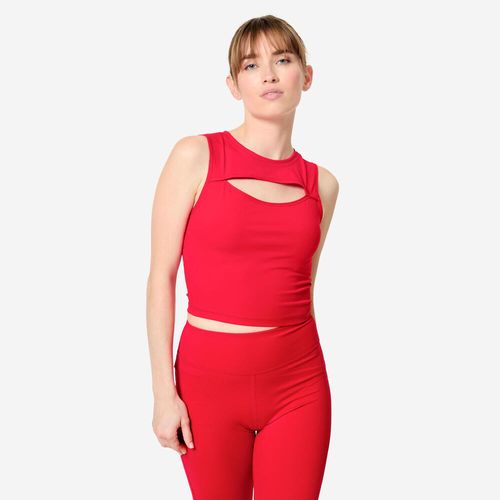 Crop tank gs white, uk 16 / eu xl Vermelho G