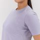 Camiseta Cropped Feminina de Treino 500 Domyos Lilás, 3G