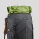 Mochila Masculina Trilha Trekking MT 100 Easyfit 50 Litros Cinza, UNICO