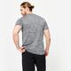 T-shirt cardio training 100 h, m . Cinza-cinzento 3G
