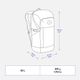 Mochila 500 Arpenaz 30 Litros Areia Quechua Marrom, UNICO