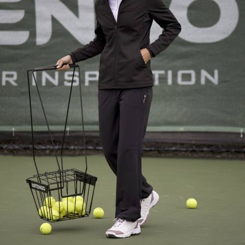 CESTO DE BOLAS DE TÉNIS PARA O TREINADOR, PRETO Decathlon