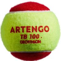 Bola de Tênis TB100 Stage 3 (36 Unidades) Artengo, vermelha, UNICO