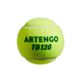 Bola de Tênis TB120 Ponto Stage 1 (60 Unidades) Artengo, verde, UNICO
