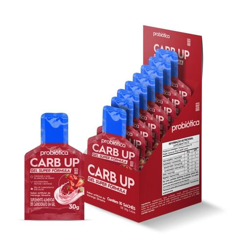 Carb-up Gel 30g Morango, MORANGO, ÚNICO