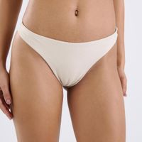 *cal tanga franzida 500 losa pv25, xl Bege 3G