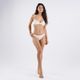 *cal tanga franzida 500 losa pv25, xl Bege 3G