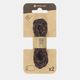 Lace round dark grey, 90mm Marrom 110CM