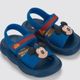 Sandália de Bebê Mickey Disney Pump Puff Grendene, azul 22 BR
