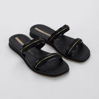 *slide pto ipanema glow, uk 7-8 eu41-42 Preto 35 BR