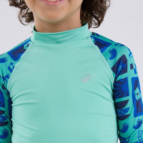 Shorty Infantil de Natação FPUV50+ Tribord, azul, 12 Meses