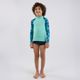 Shorty Infantil de Natação FPUV50+ Tribord, azul, 12 Meses