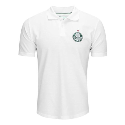 CAMISA POLO BETEL PALMEIRAS CLASSIC MASCULINO P / Branca
