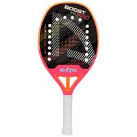 Raquete de Beach Tênis Boost Pro Shark, branca