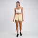 Shorts Feminino 2 em 1 de Treino 120 Domyos Amarelo, G