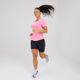 Shorts Feminino de Corrida Mid Tight Kiprun Preta, 3G