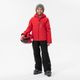 Jaqueta Infantil de Ski e Snowboard 550 Wedze Vermelho, 8 ANOS