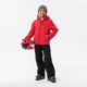 Jaqueta Infantil de Ski e Snowboard 550 Wedze Vermelho, 8 ANOS