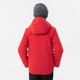 Jaqueta Infantil de Ski e Snowboard 550 Wedze Vermelho, 8 ANOS