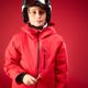Jaqueta Infantil de Ski e Snowboard 550 Wedze Vermelho, 8 ANOS