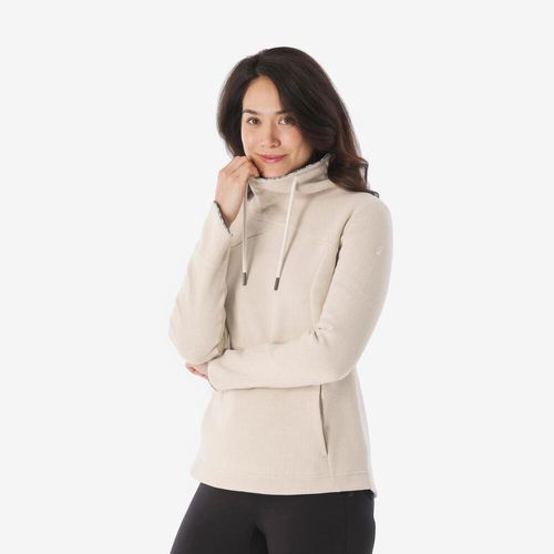 Moletom Feminino de Trilha Nh100 Quechua Bege, 3G